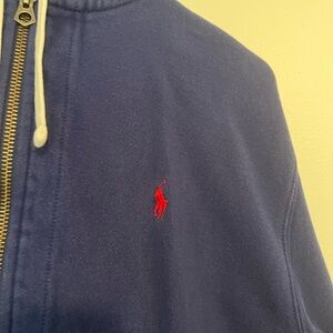 Polo full zip hoodie XL heavy cotton